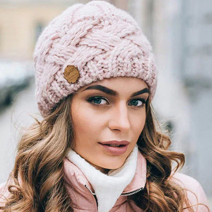 Niki | Comfortable Knitted Beanie – Soft Wool Blend Winter Hat