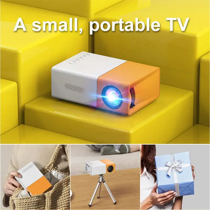 Niki | Compact LED Mini Projector with Built-in Speakers
