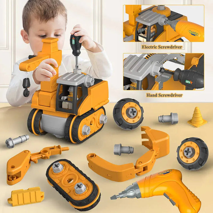 Niki | Constructo Build and Play Vehicle Set – Educational Toy for Children (120+ Pieces)
