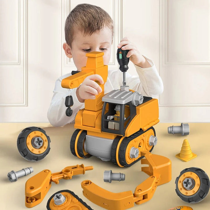 Niki | Constructo Build and Play Vehicle Set – Educational Toy for Children (120+ Pieces)