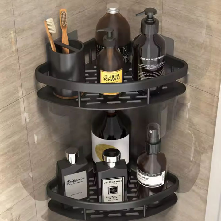 Niki | Corner Shower Shelf, Rustproof Wall Mount Organizer