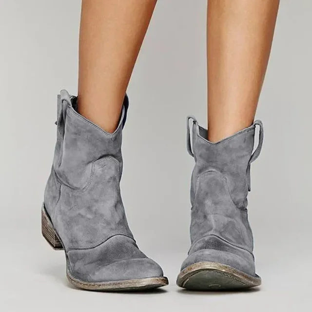 Niki | Cowboy Ankle Boot in Vintage Style