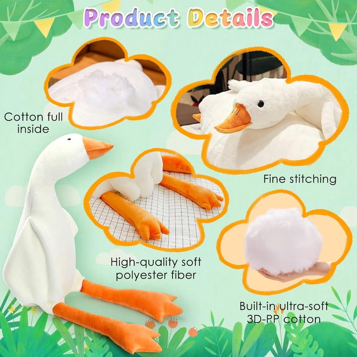 Niki | Cuddly Giant Goose Plush – Soft Toy in Multiple Sizes