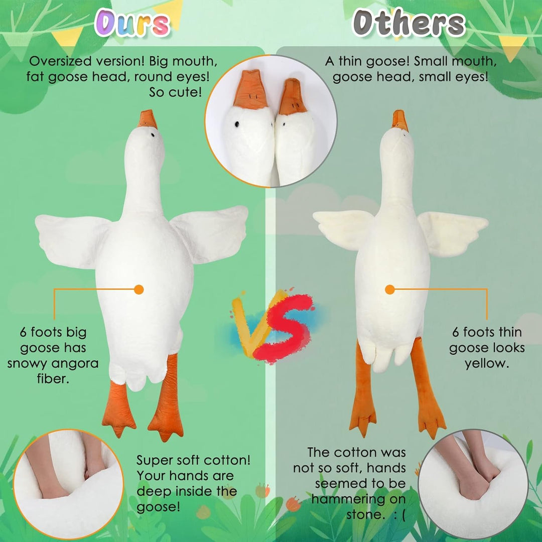 Niki | Cuddly Giant Goose Plush – Soft Toy in Multiple Sizes