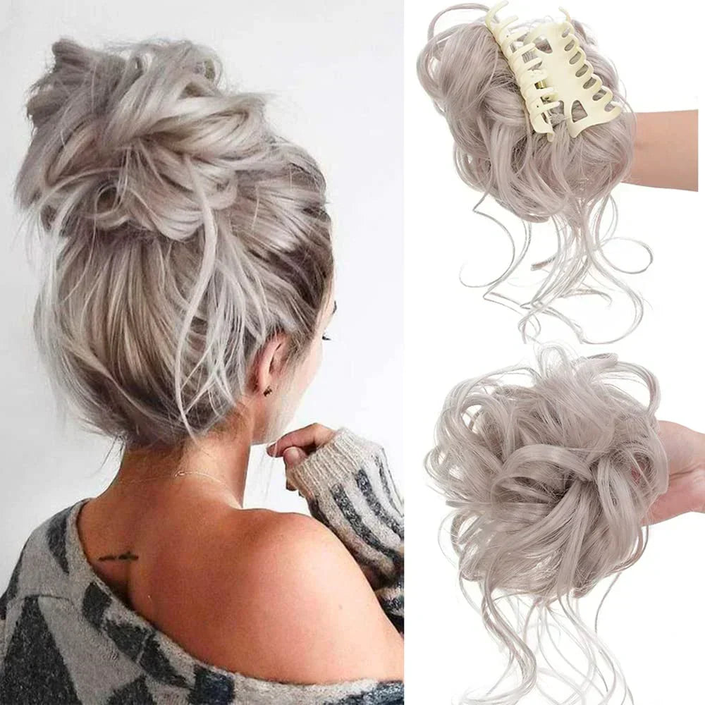 Niki | Curly Hair Bun – Clip-in Hair Piece with Volume and Natural Look