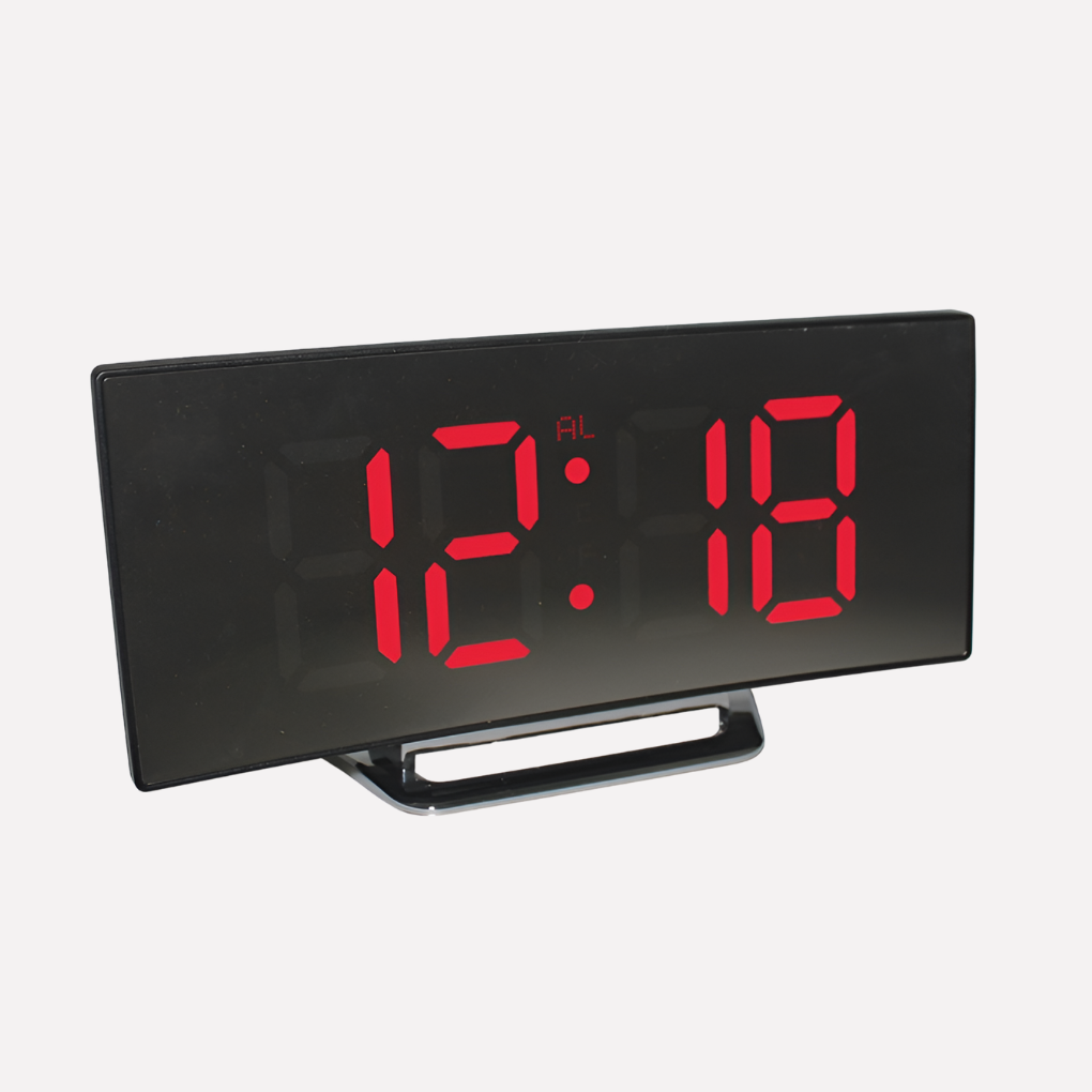 Niki | Curved LED Digital Alarm Clock