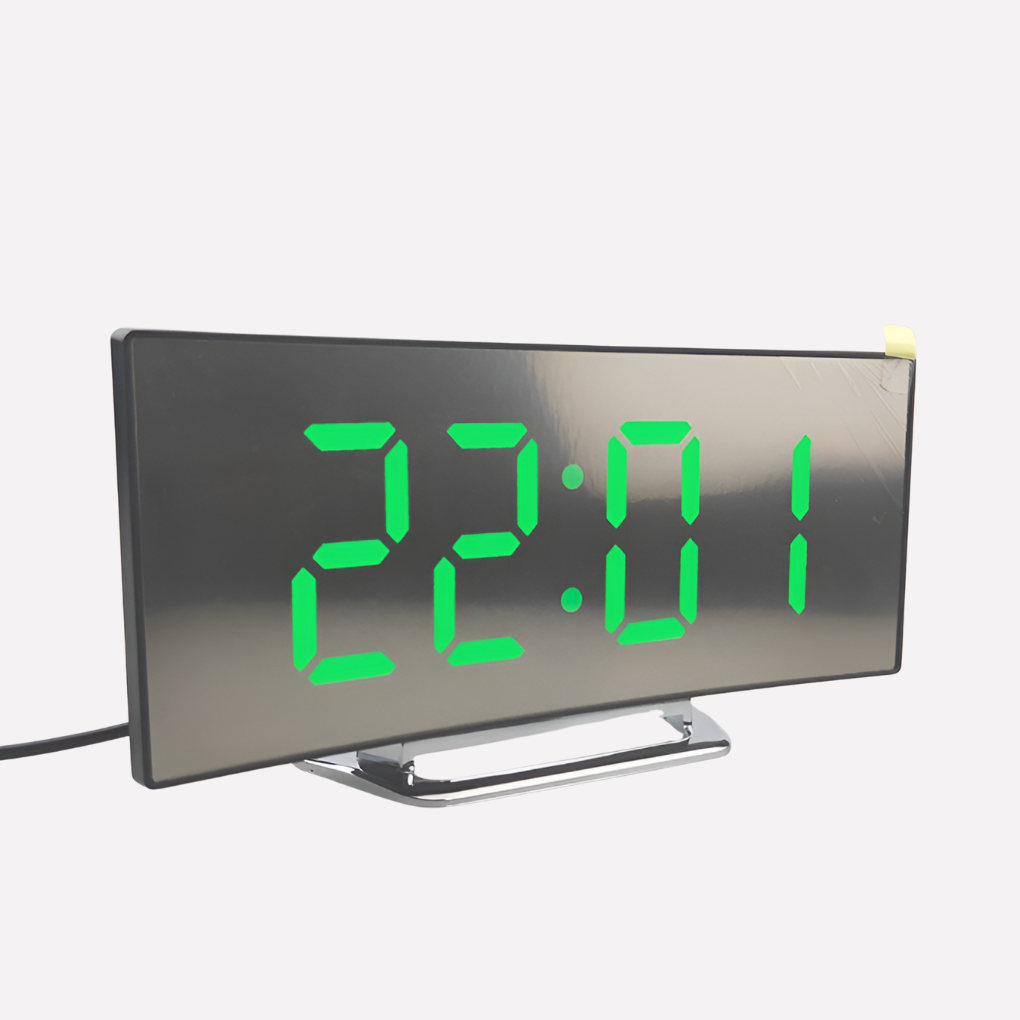 Niki | Curved LED Digital Alarm Clock