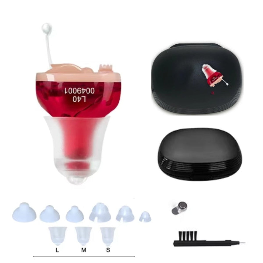 Niki | Digital In-Ear Hearing Aid Discreetly Amplifies Sound
