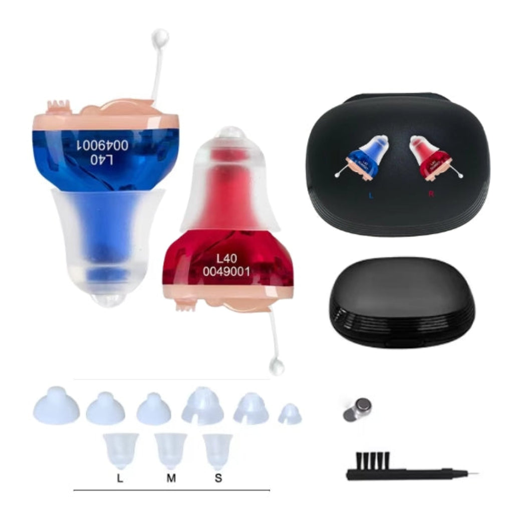 Niki | Digital In-Ear Hearing Aid Discreetly Amplifies Sound