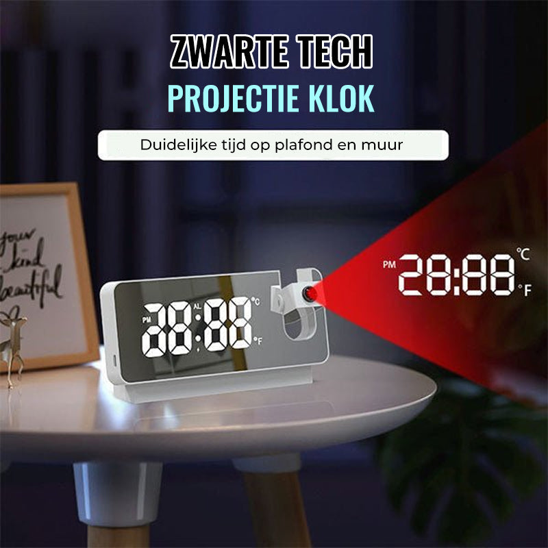 Niki | Digital Projection Alarm Clock with Night Light Function