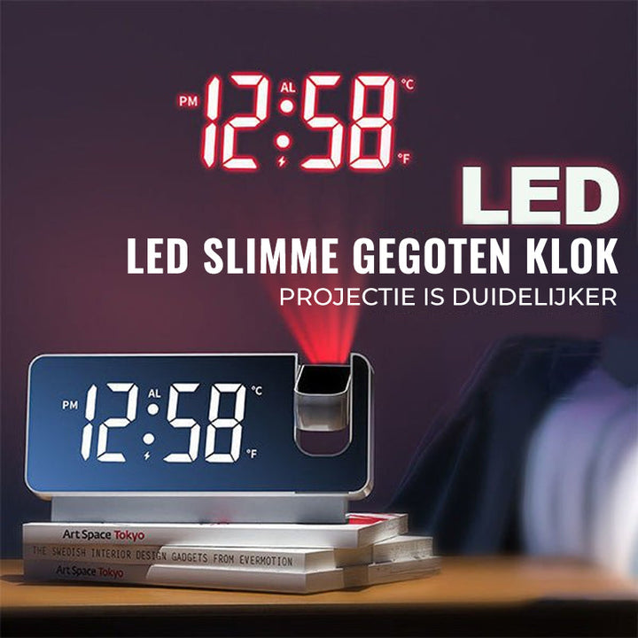 Niki | Digital Projection Alarm Clock with Night Light Function