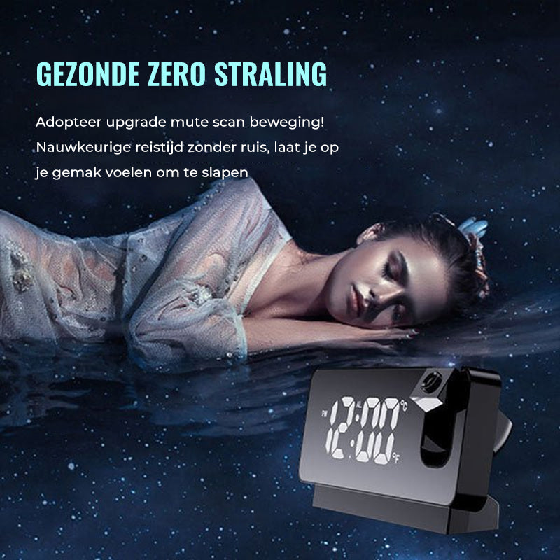 Niki | Digital Projection Alarm Clock with Night Light Function