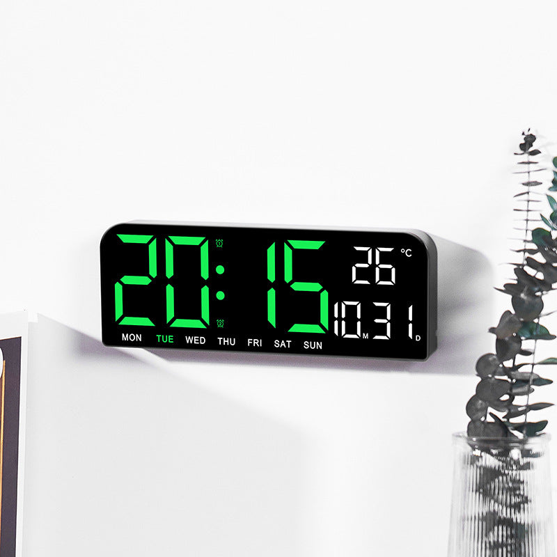 Niki | Digital Wall Clock with Temperature, Date &amp; Alarm