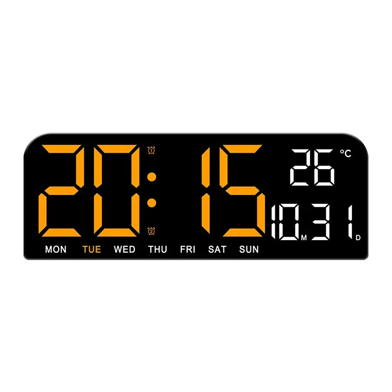 Niki | Digital Wall Clock with Temperature, Date &amp; Alarm
