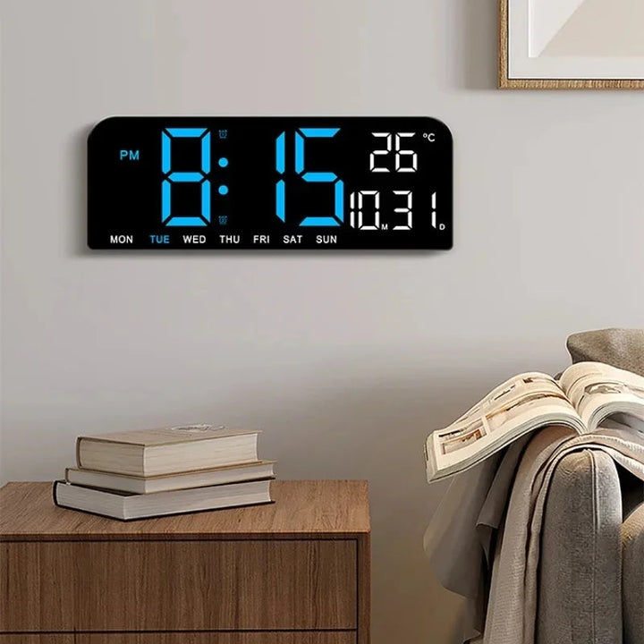 Niki | Digital Wall Clock with Temperature, Date &amp; Alarm