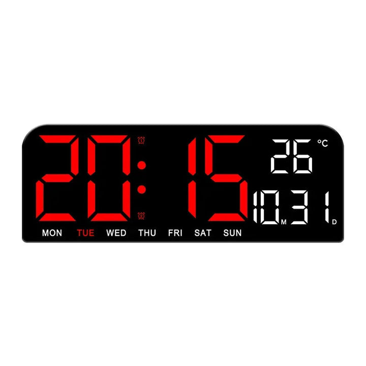 Niki | Digital Wall Clock with Temperature, Date &amp; Alarm