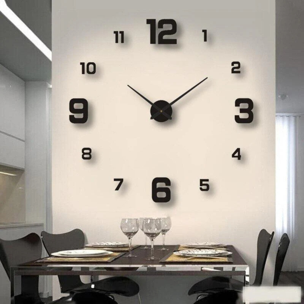 Niki | DIY Wall Clock 3D Numbers