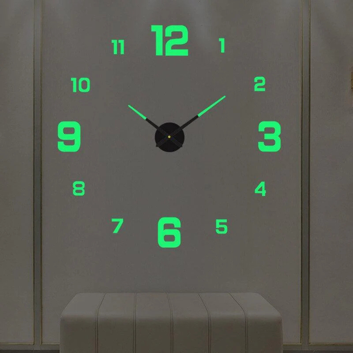 Niki | DIY Wall Clock 3D Numbers