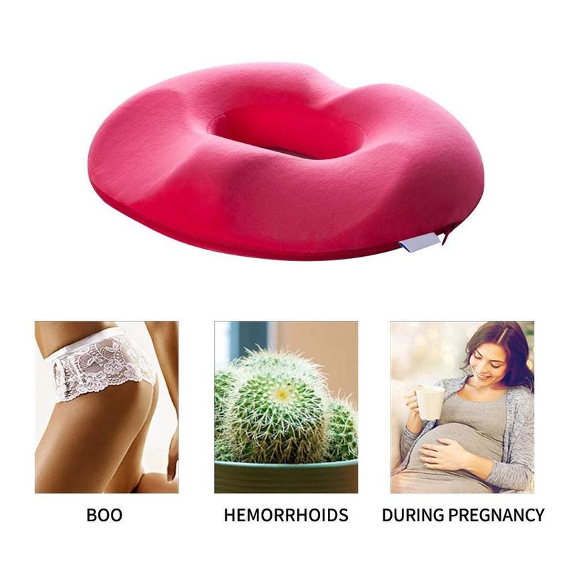 Niki | Donut Seat Cushion for Hemorrhoids &amp; Coccyx Pain Relief