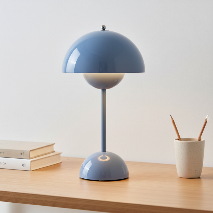 Niki | Dorsø Pillam | Scandinavian Designer Table Lamp | Dimmable &amp; Modern (H 29.5cm)