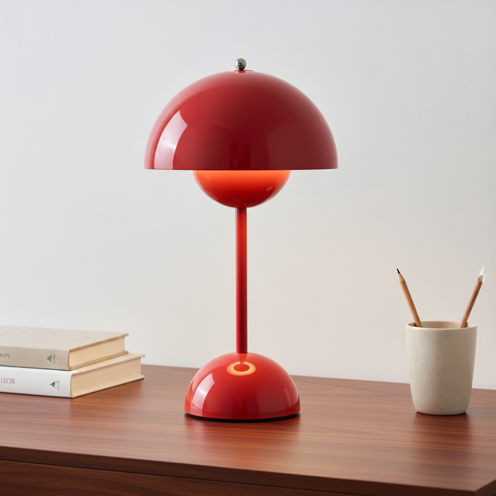 Niki | Dorsø Pillam | Scandinavian Designer Table Lamp | Dimmable &amp; Modern (H 29.5cm)