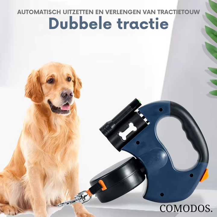 Niki | Double Dog Leash with LED Light