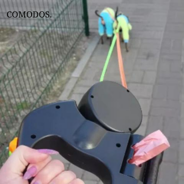 Niki | Double Dog Leash with LED Light