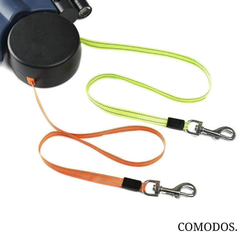 Niki | Double Dog Leash with LED Light