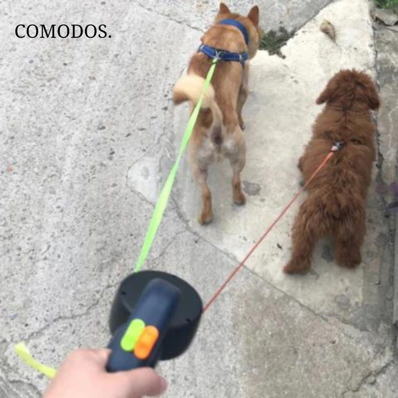 Niki | Double Dog Leash with LED Light