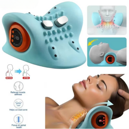 Niki | Electric Cervical Massager – Smart Neck Pain Relief with Heat &amp; Pulse Therapy