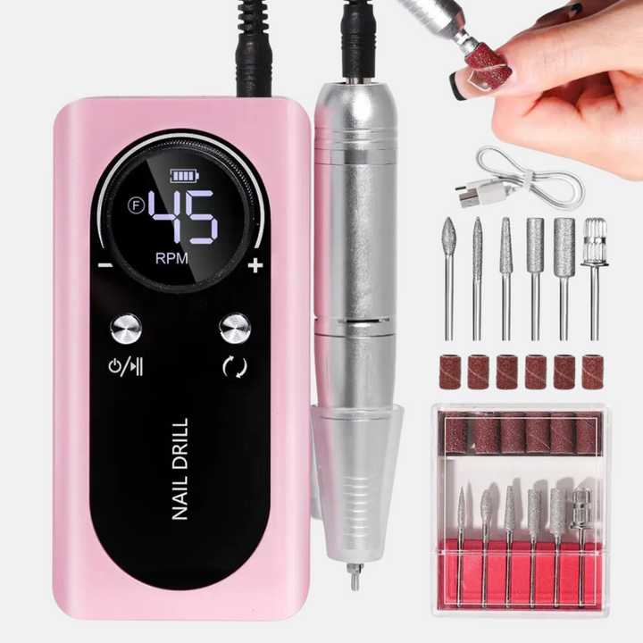 Niki | Electric Nail Drill 45000RPM Rechargeable Portable
