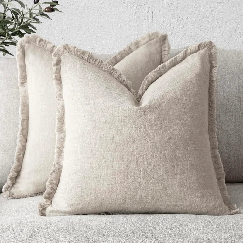 Niki | Elegant pillowcase made of cotton-linen for stylish decoration