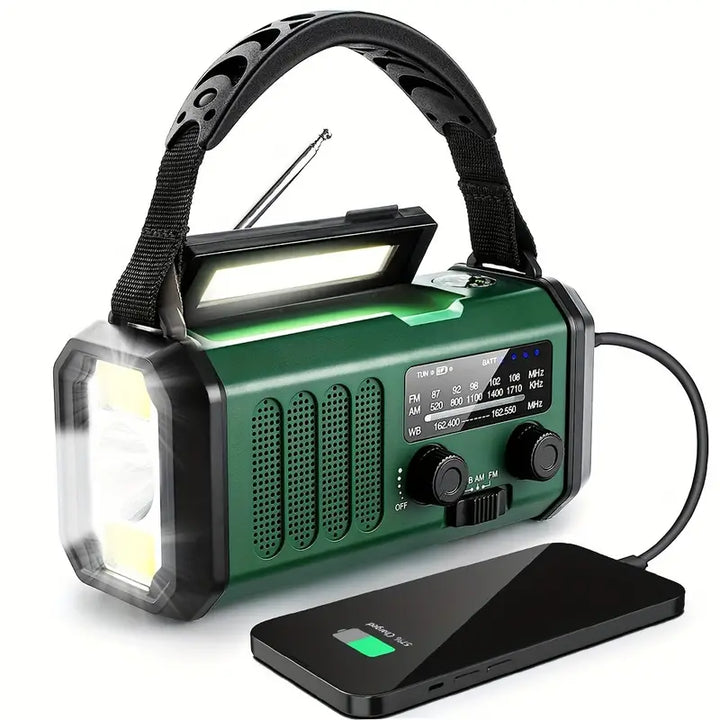 Niki | Emergency Weather Radio with Flashlight &amp; Power Bank