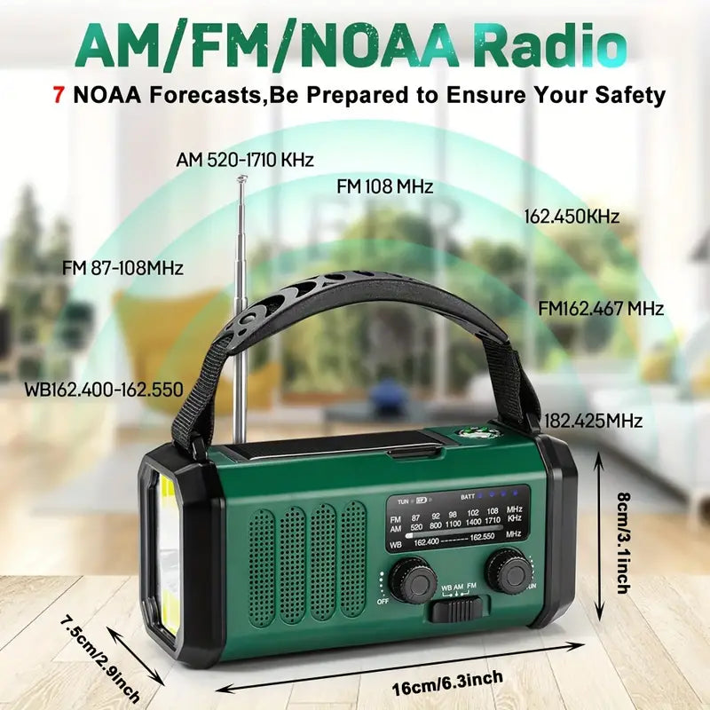 Niki | Emergency Weather Radio with Flashlight &amp; Power Bank