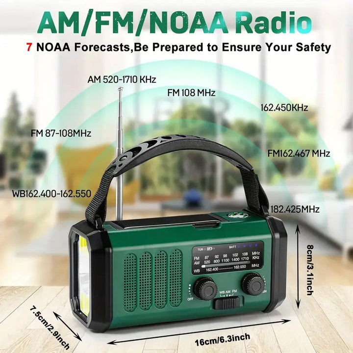 Niki | Emergency Weather Radio with Flashlight &amp; Power Bank