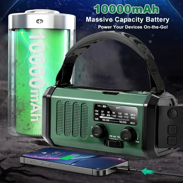Niki | Emergency Weather Radio with Flashlight &amp; Power Bank