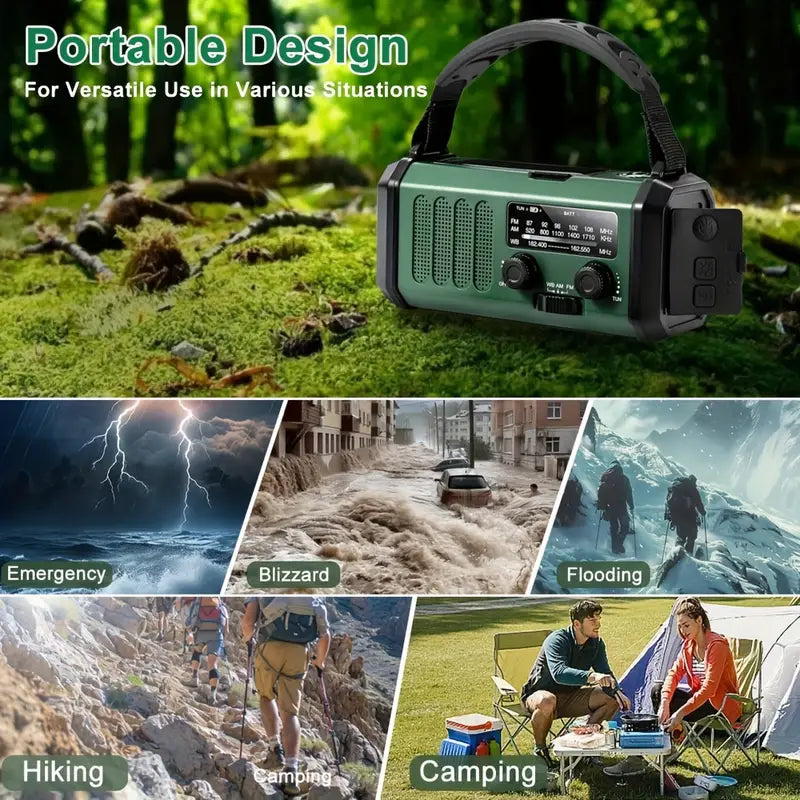 Niki | Emergency Weather Radio with Flashlight &amp; Power Bank