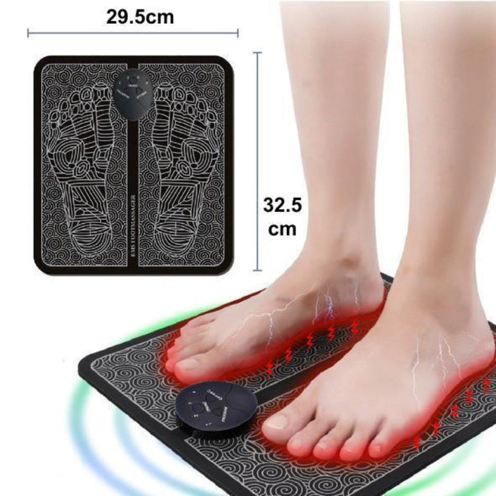 Niki | EMS Foot Massager Mat with 6 Modes for Muscle Stimulation & Pain Relief