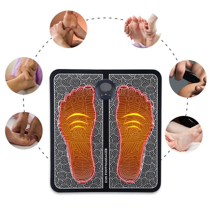 Niki | EMS Foot Massager Mat with Acupressure &amp; 9 Intensity Levels