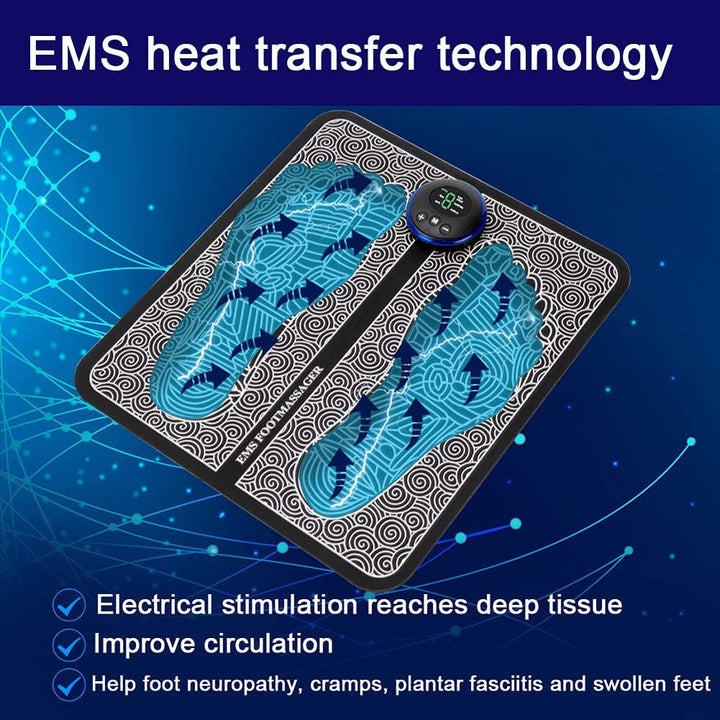 Niki | EMS Foot Massager Mat with Acupressure &amp; 9 Intensity Levels