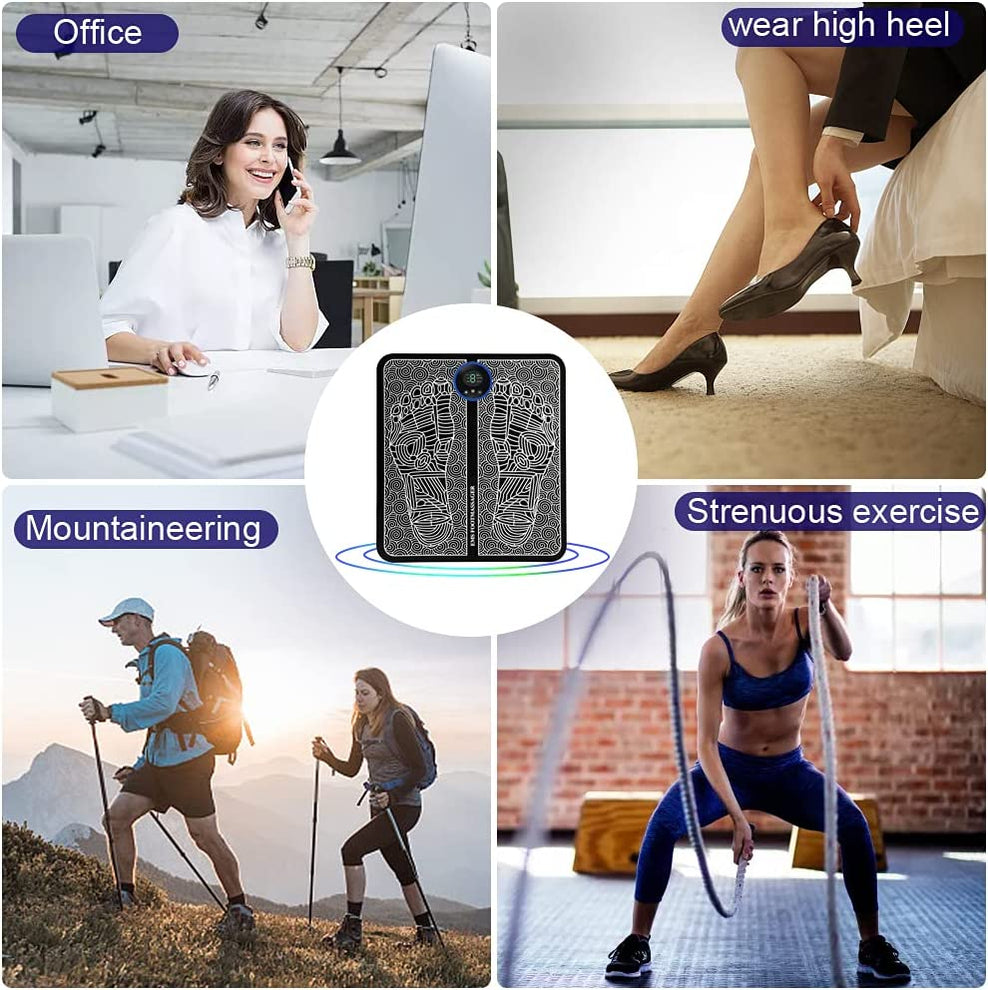 Niki | EMS Foot Massager Mat with Acupressure &amp; 9 Intensity Levels