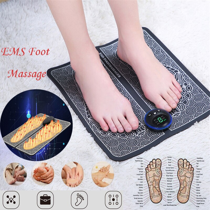 Niki | EMS Foot Massager Mat with Acupressure &amp; 9 Intensity Levels