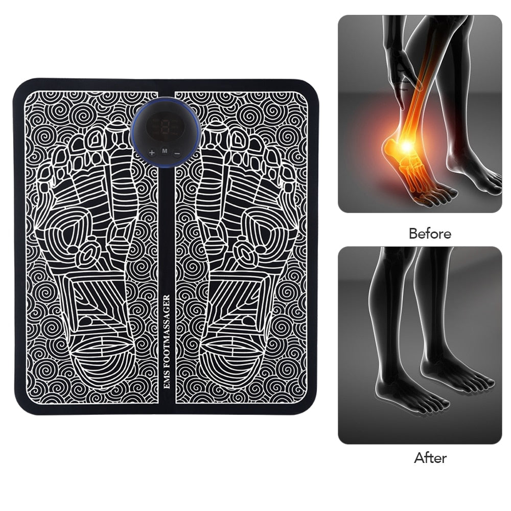Niki | EMS Foot Massager Mat with Acupressure &amp; 9 Intensity Levels