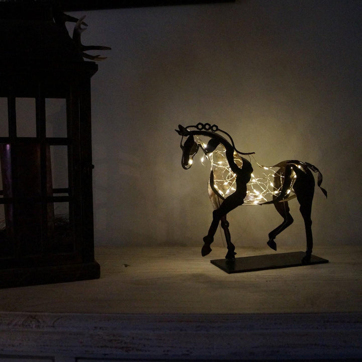 Niki | Equestrian Metal Sculpture - Dynamic Horse Figurine