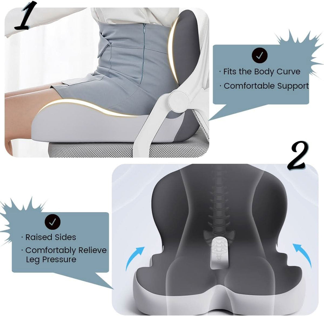 Niki | Ergonomic Seat Cushion with Lumbar Support