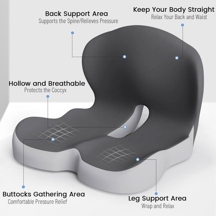 Niki | Ergonomic Seat Cushion with Lumbar Support
