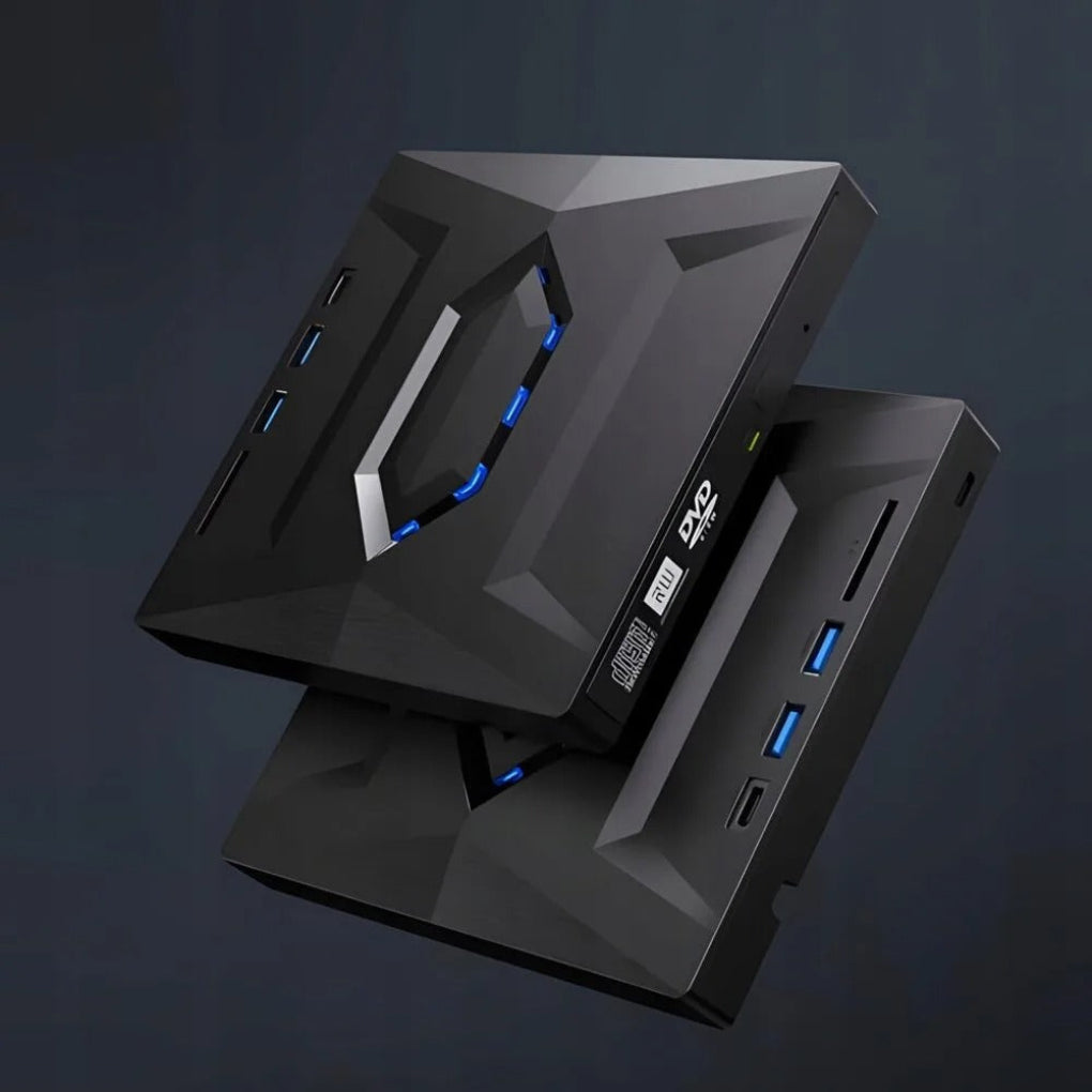 Niki | External USB DVD Drive &amp; CD RW Writer with SD Card Reader
