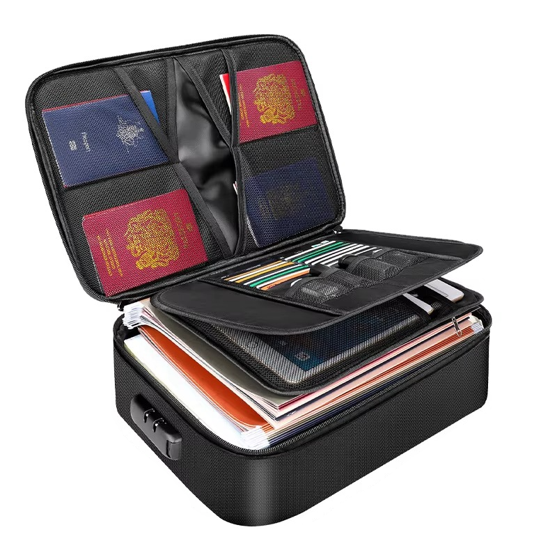 Niki | Fireproof and Waterproof Document Organizer Bag – Portable Protective Storage for Travel and Home Security