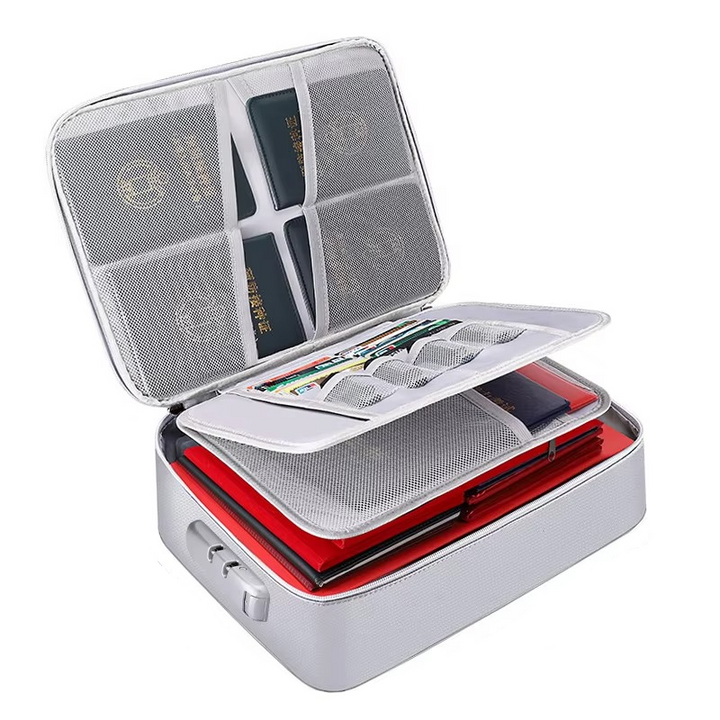Niki | Fireproof and Waterproof Document Organizer Bag – Portable Protective Storage for Travel and Home Security