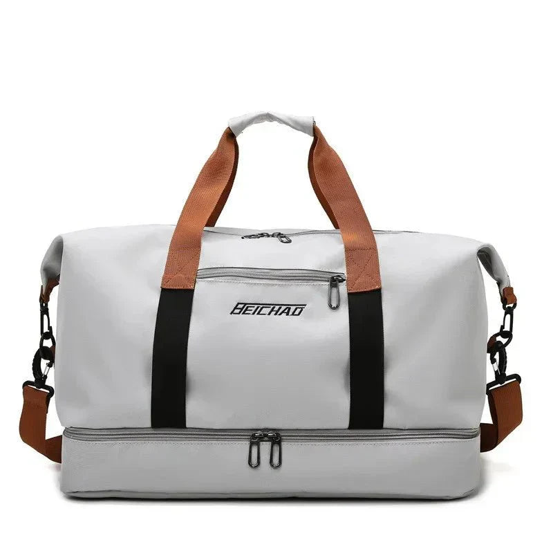 Niki | FITVOY DUFFEL – Lightweight Gym &amp; Travel Bag with Shoe Compartment and Wet-Dry Separation